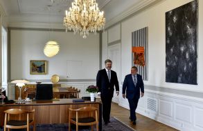 Петро Порошенко та Ларс Лекке Расмуссен