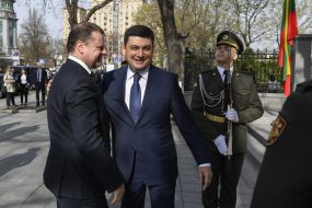 Vladimir Groisman and Saulius Skvernyalis