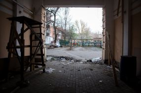 Defeated "Newspaper row " in Poltava