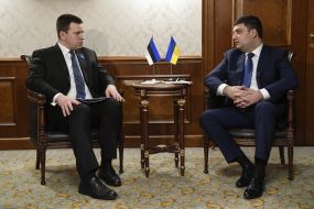 Meeting of Vladimir Groisman and Juri Ratas