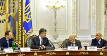 Petro Poroshenko, Boris Paton, Vladimir Gorbulin