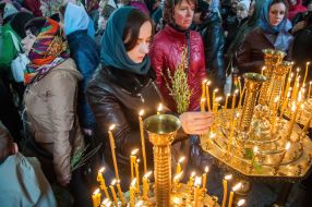 Празднование Вербного воскресенья