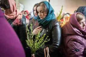 Празднование Вербного воскресенья