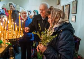 Празднование Вербного воскресенья