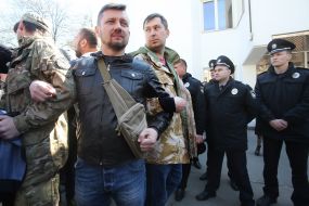 The action demanding the resignation of Holuban and Abroskin