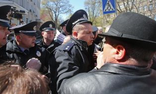 The action demanding the resignation of Holuban and Abroskin