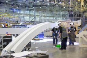 Preparation of the main arena of Eurovision-2017
