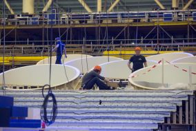 Preparation of the main arena of Eurovision-2017