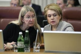 Uliana Suprun and Lilia Grinevich