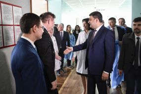 Vladimir Groisman at the cardiology clinic