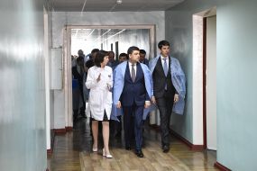 Vladimir Groisman at the cardiology clinic