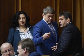 Ivanna Klympush-Tsintsadze, Igor Nasalyk and Vladimir Kistion