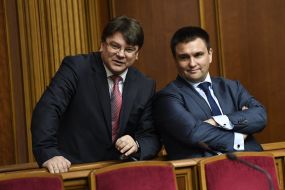 Ihor Zhdanov and Paul Klimkin
