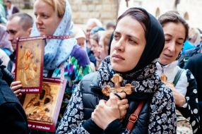 Cross procession Via Dolorosa