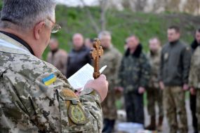 Military chaplain Alexei Kuibida