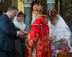 Petro Poroshenko with his wife Marina