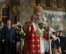 Petro Poroshenko and Metropolitan Onufry