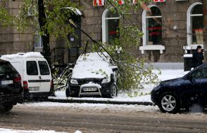 Bad weather in the Dnieper