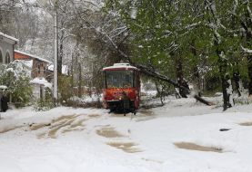 Bad weather in Dniepr