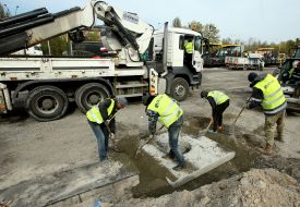 Дорожные работы в Киеве