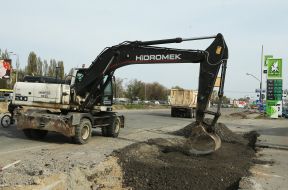 Дорожные работы в Киеве