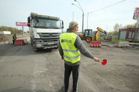 Дорожные работы в Киеве