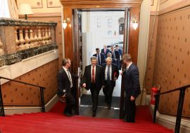 Petro Poroshenko and Boris Johnson