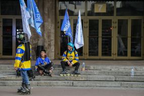 Opening of "Hockey Town" in Kiev