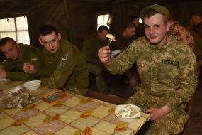 Soldiers at the table