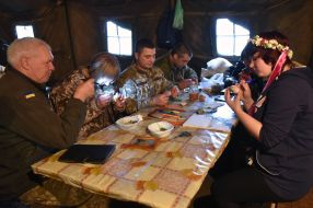 Soldiers at the table