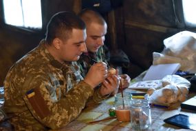 Soldiers at the table