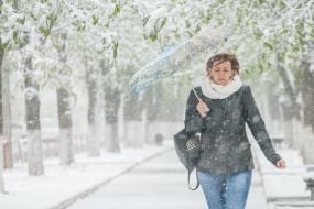 Снег в Кропивницком