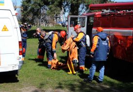 Common training of "Kyivvodocanal" and State Emergency Service of Ukraine