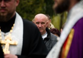 Requiem for the dead Ukrainian defenders