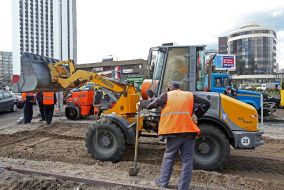 Дорожные работы в Киеве