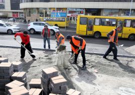Дорожные работы в Киеве