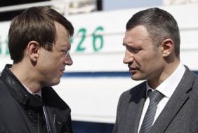 Vladimir Omelyan and Vitali Klitschko