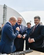 Petro Poroshenko and Alexander Lukashenko