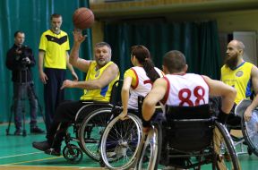 Basketball tournament for people with disorders of the musculoskeletal system