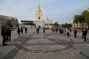 Candles in St. Michael's Square