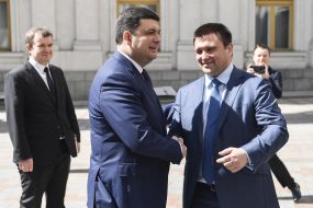 Vladimir Groisman and Pavel Klimkin