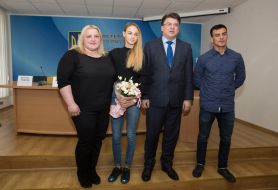 Svetlana Yaremkа, Daria Bilodid, Igor Zhdanov and Georgi Zantaraya