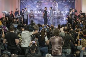 Anthony Joshua and Wladimir Klitschko