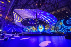 Сцена для конкурса "Евровидение-2017"