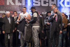 Anthony Joshua and Wladimir Klitschko