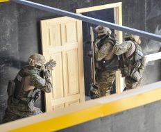 The opening of the training complex for special forces of the National Police ("shoot-house"),