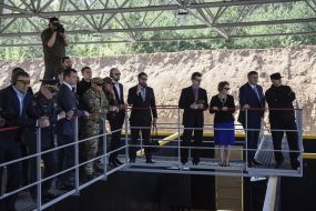 The opening of the training complex for special forces of the National Police ("shoot-house"),