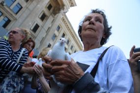 Action to commemorate the victims of the unrest in Odessa