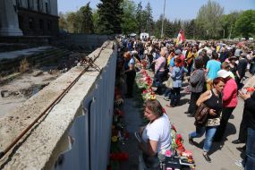 Action to commemorate the victims of the unrest in Odessa