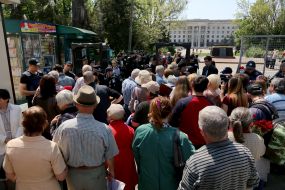 Action to commemorate the victims of the unrest in Odessa